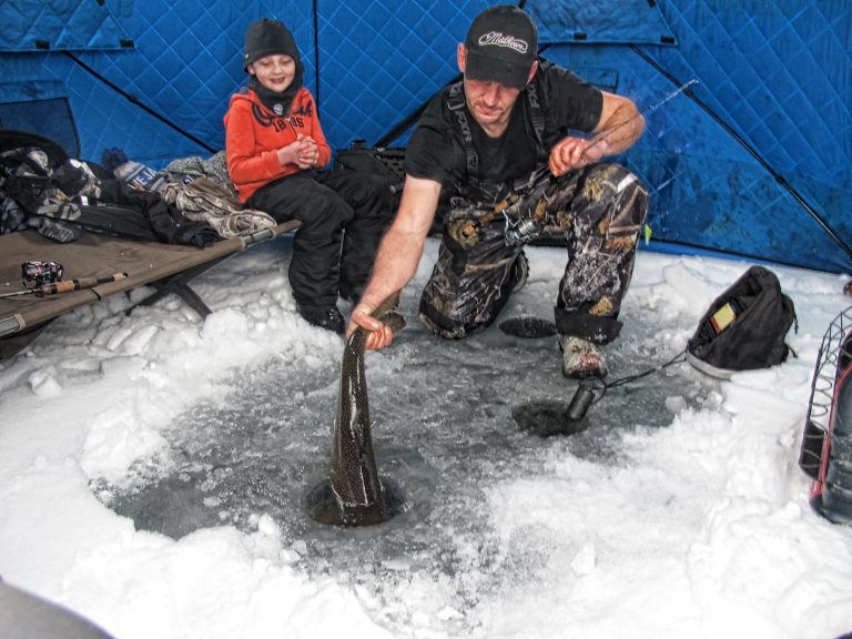 Lake Simcoe Ice Fishing for Lake Trout and Whitefish
